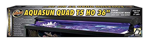 Zoo Med AQUASUN Quad T5 High Output Hood 24in