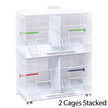 Stack and Lock Double Breeder Cage
