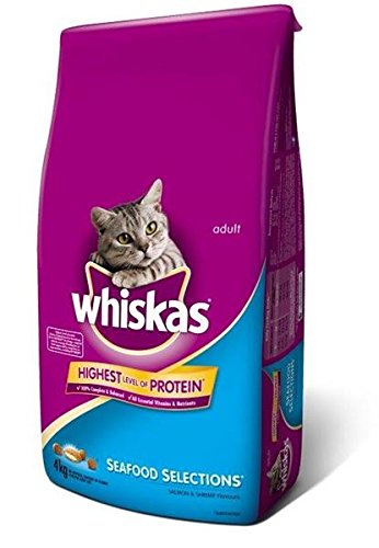 Whiskas 02681 Sélections de fruits de mer alimentaires de chat sec 4 kg (5)