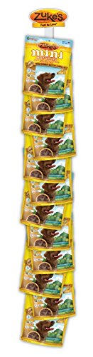 Zukes 33352 Mini Naturals Dog Treats Peanut Butter 6OZ 12pc Clipstrip