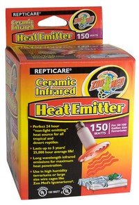 Zoo Med CE-150 ReptiCare Ceramic Infrared Heat Emitter (150 Watt)