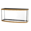 Aquarium avant avant en œuvre de chêne Allglass