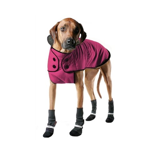 Muttluks Inc ML-293BN-24-PI 3-Layer Belted Winter Dog Coat, Size 24, Pink
