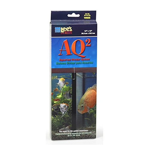 Lee's AA6851 AQ2 Aquarium Divider in Black (15/20 Gallon)