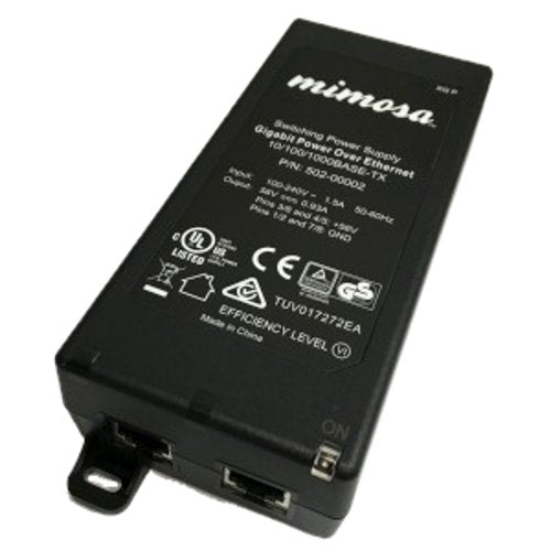 Mimosa Networks POE56V Passive Power over Ethernet Injector For C5 and B5-Lite