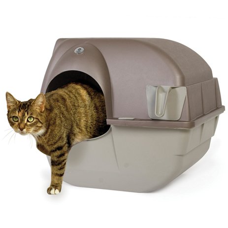 Omega Paw LB15 Roll' N Clean Litter Box For Cat (Regular)