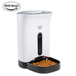 Arf Pets Automatic Pet Feeder Food Dispenser for Dogs & Cats Â Features Distribution Alarms, Portion Control & Voice Recording Â Timer Programmable Up to 4 Meals a Day