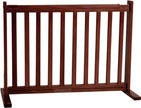 Dynamic Accents All Wood Freestanding Pet Gate Small - Mahogany