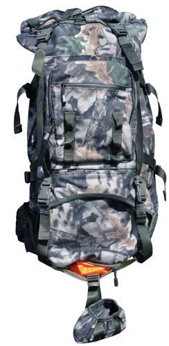 7611725 ROCKWOOD Camo Back Pack Shadow Grass Orange Cover Gun Holder Camouflage 55 liters Back Pack