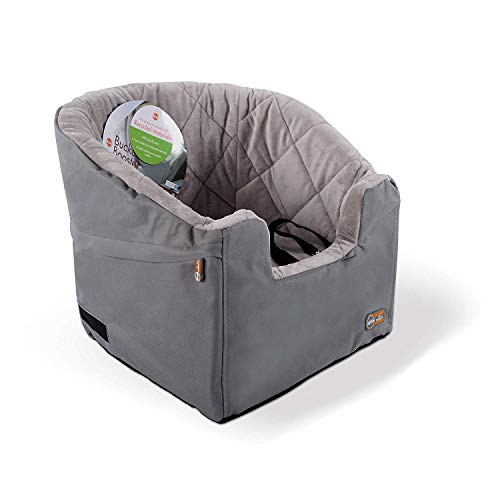 K&H Manufacturing Bucket Booster Pet Car Seat, Small, Gray