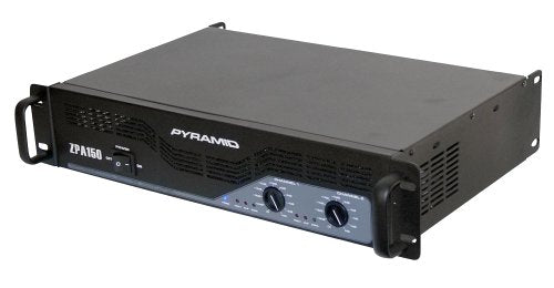 Amplificateur Pyramid ZPA150 1500 Watts Stéréo avec des commandes de niveau de sortie et des entrées RCA