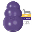 KONG Senior Dog Toy Gentle Natural Rubber -Fun to Chew, Chase & Fetch- For Small Dogs