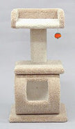 Pet nord-américain 49311 piédestal minuscule chic avec plateau et tunnel 40 pouces