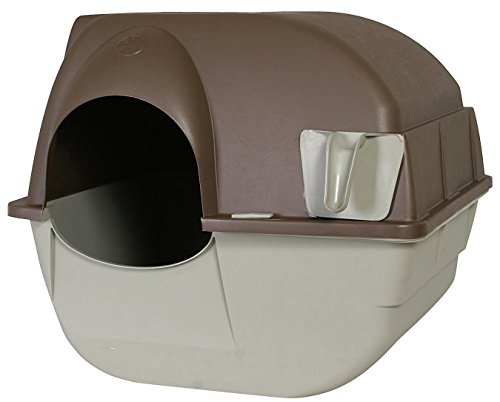Self-Cleaning Litter Box Brown Taupe Large