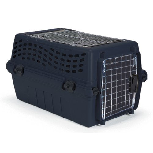 Petmate - Double Door Deluxe Pet Kennel, Intermediate, Black Dahlia