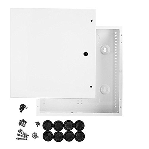 Construct Pro CON2015IN 15 inch Structured Wire Can With Removable Door - White