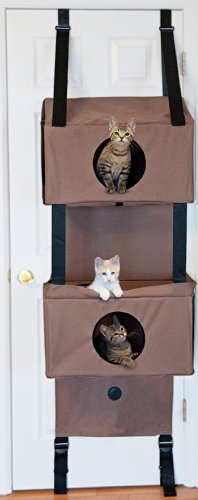 K&H Pet Products Hangin 'Finhouse Funhouse Small Tan 57 "x 22" x 12 "meubles de chat