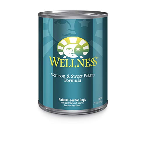 Bien-être alimentaire naturel pour animaux de compagnie Complete Health Natural Wet en conserve alimentaire, Recette de chevreuil et de patates douces, boîte de 6 onces (pack de 24)