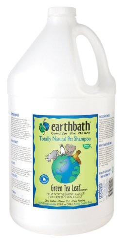 Shampooing de feuille de thé vert Earthbath pour animaux de compagnie, 1 gallon