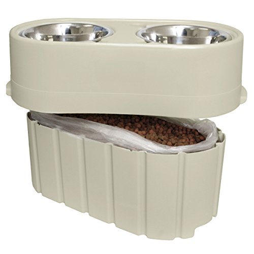 Notre magasin d'animaux de compagnie-n - Feed Adjudable Soured Dog Bowl Feeder