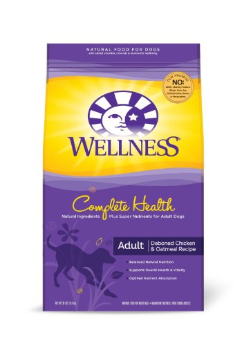 Wellness 8911 Complete Health Dry Dog Food Chicken Super-5 30 Lb