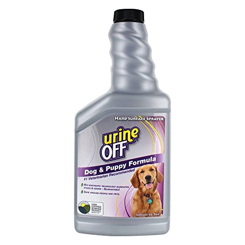 Urine Off Off Odor and Teacher Remover Dog Formula pulvérisateur Top 16,9 oz