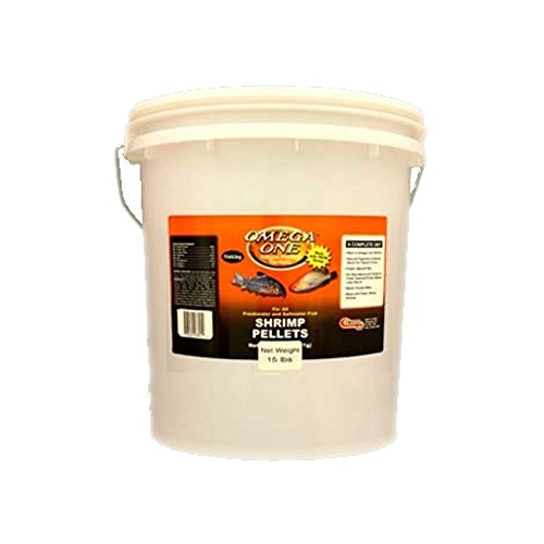 Omega One AA5915 Plellets de crevettes coulissantes aliments à poissons (15 lb)