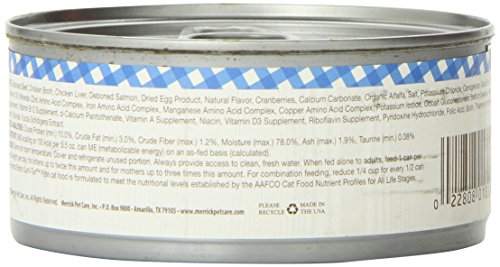 Merrick Pet Care 295047 Purrfect Bistro Surf and Turf 5.5 oz Cat, pack de 24