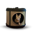 K&H Pet Products Mod Capsule Carrier & Shelter Tan/Black 17