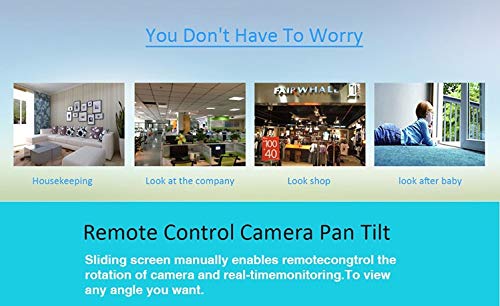 Smartphone mini baby monitor 1080P Wireless Wifi CCTV home security Cloud IP Camera HD - For home security, baby care, seniors and pets (white)