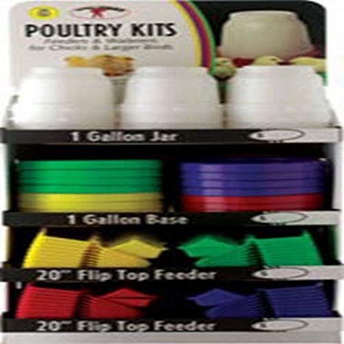 Miller Pltrydisp Poultry Base Jar & Feeder