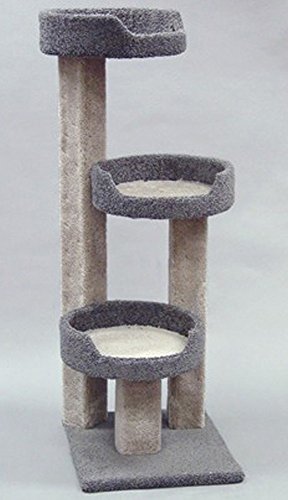 North American Pet 49319 Kitty Tree avec 3 plateaux de sommeil 44 pouces