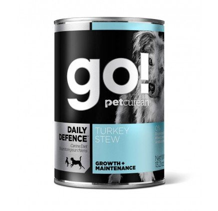 Petcurean 126-1023 Go! Daily Defense Turkey Stew Recipe For Dog 12/13.2OZ