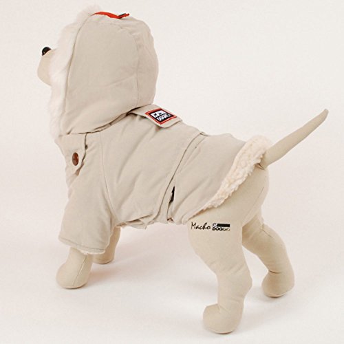 Petego Dogrich Alaskan Cream Winter Dog Coat (14-Inch Length and 19-Inch to 20-Inch Girth)