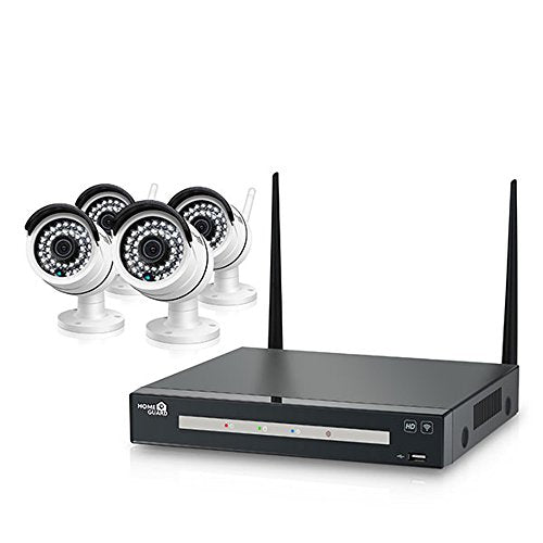 Homeguard HGNVK48804 960p WiFi 4-Channel NVR with 4 960P Weatherproof Camera
