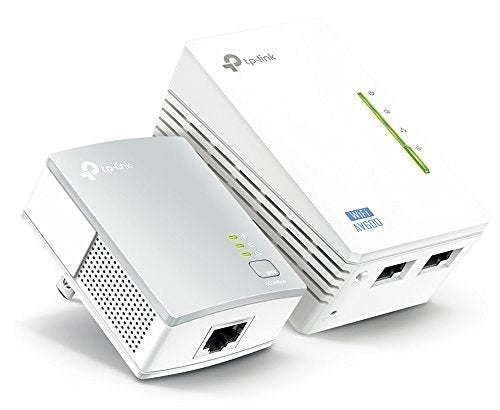 TP-Link TL-WPA4220KIT Advanced 300Mbps Wi-Fi Range Extender, AV500 Powerline Edition