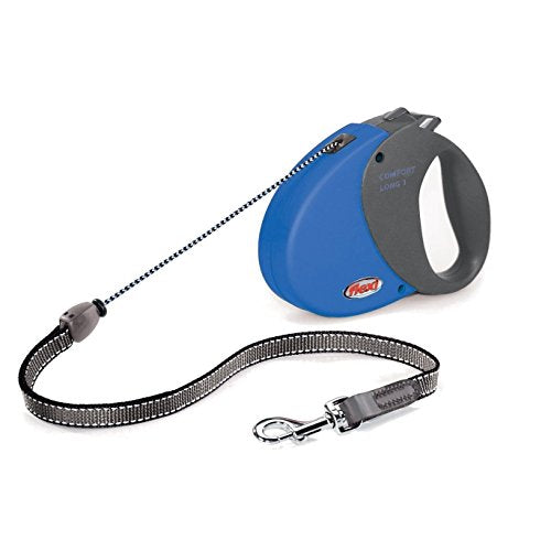 Flexi DD2823BL Classic Comfort Dog Lead 26-Feet/8m (Blue, Long 1)