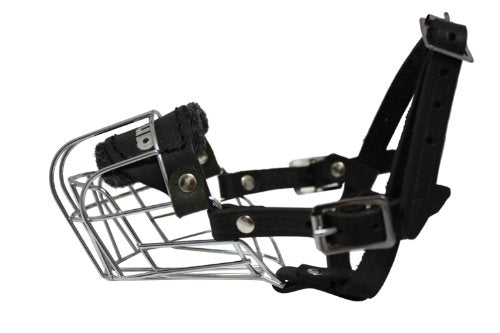 Angel Pet Supplies Miami Wire Cage & Leather Muzzle