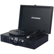 Curtis Sylvania STT102USB Portable Suitcase Design USB Encoding Turntable Record Player with Speaker - Black