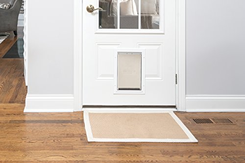 PetSafe Freedom Aluminum Pet Door for Dogs and Cats, White, Tinted Vinyl Flap