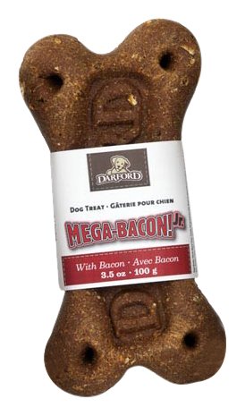 Darford Mega Bone Junior Turkey Flavor Dog Treat, 3-1/2-Ounce (Pack Of 24)