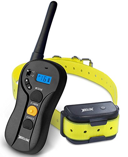 Dog Training Collar Rechargeable and Rainproof 660yd Remote, Beep, Vibra and Safe Shock Dog Collar with Separate Command Buttons, Fit for 15-100 lb Dog