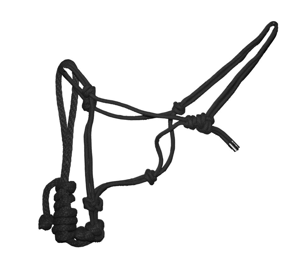 Halter - Rope - Knotted w/Lead