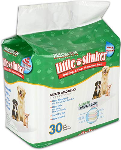 Precision Pet Petmate Little Stinker Housebreaking Pads - 6-Layer Liquid Lock - Varying Multi-packs Available