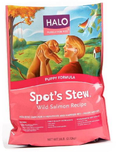 HALO Spot's Stew Puppy Food Wild Salmon 18lb