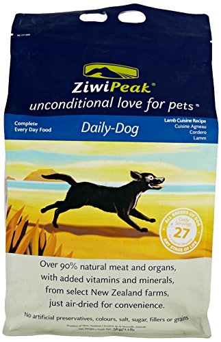 ZiwiPeak Daily Dog Cuisine 11-Pounds Real Meat Grain Free Air Dried Raw Dog Food, Lamb