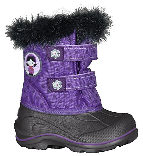Naturmania Nat's SM1380B Baby Boots Winter avec Eva Base (Purple Pea, 9)