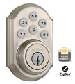 Kwikset 910trl ZBC4 15 Colonté morte de code Smart traditionnel avec la technologie Zigbee, compatible avec Alexa via Samsung SmartThings et / ou Wink