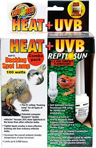Zoo Med FSC-1 Heat & UVB Combo Pack