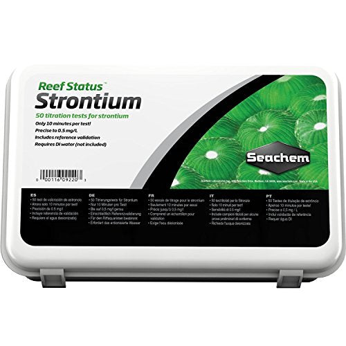 Kit de test du strontium statuum de Seachem 922 REECHEM